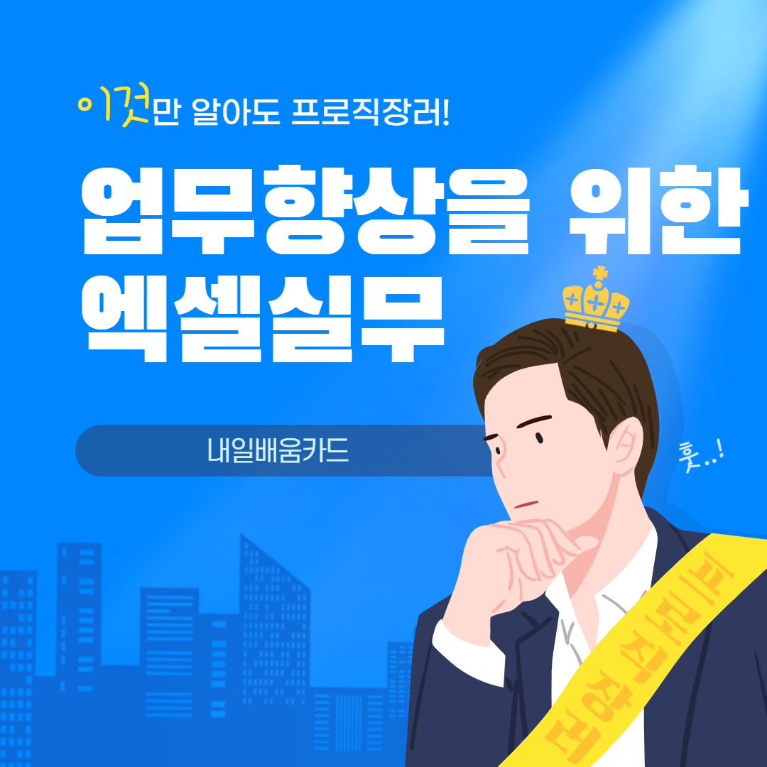 업무향상을 위한 엑셀실무과정(1회차)